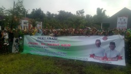 Buruh Pasuruan Deklarasi Dukung Jokowi Amin