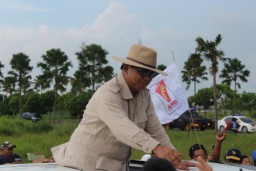 Seharian Lawatan di Jatim, Prabowo Mengaku Lelah