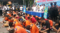 Berantas Peredaran Narkoba, Polres Gresik Ringkus 70 Tersangka