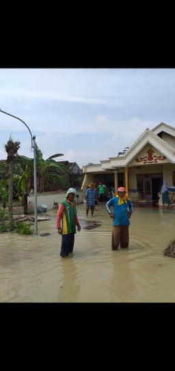 Banjir Melanda Lima Desa di Balongpanggang