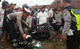 Tak Sabar Menunggu, Didik Tewas Disambar KA Ranggajati