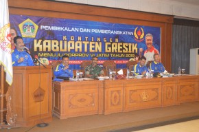 Atlet Kontingen Gresik Siap Sambut Api Obor Porprov Jatim di Perbatasan