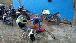 Kendarai Motor Protolan, Pemuda Asal Beji Dihentikan Petugas