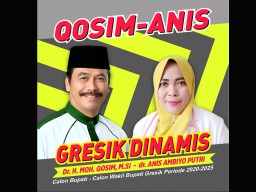 Beredar Foto Pasangan Qosim-Anis di Pilbup Gresik 2020, Apa Respon Keduanya?