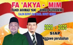 Beredar Gambar Fandi-Nurhamim dalam Pilbup Gresik, Inilah Tanggapan RGS