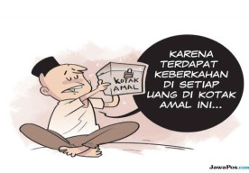 Pria ini Niat Salat sambil Curi Kota Amal