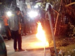 Pengeboran Sumur di Lamongan Muncul Semburan Gas