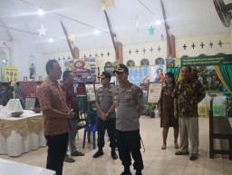 Jelang Natal, Kapolres Gresik Tinjau Beberapa Gereja