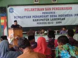 Jelang Pilbup 2020, PPDI Lamongan Dilantik Agar Dualisme Berakhir