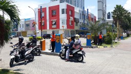 Area Green Garden Diberlakukan Parkir, Pemilik dan Penyewa Ruko Resah