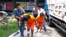 Dua Warga Gresik Spesialis Pencuri Dum Truk Ditembak Kakinya