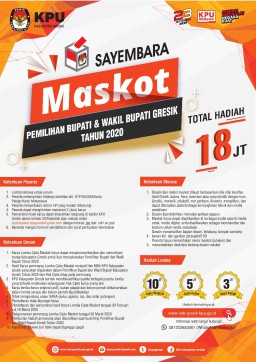 KPU Gresik Sayembarakan Maskot Pilbup 2020, Total Hadiah Rp 18 Juta