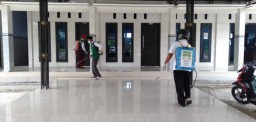 Ormas di Bojonegoro Inisiatif Lakukan Penyemprotan Disinfektan Mandiri