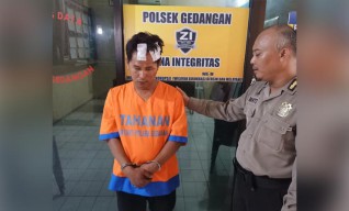 Gagal Curi Motor, Wajah Babak Belur