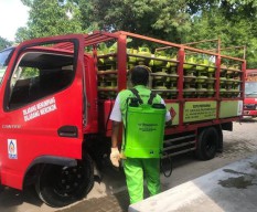 Aman, Tabung LPG dari Pertamina Sudah Disemprot Disinfektan