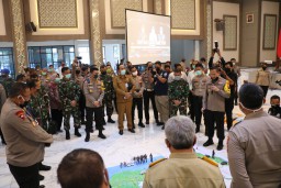 Amankan PSBB Gresik, Siagakan 1.200 Petugas Gabungan TNI/Polri
