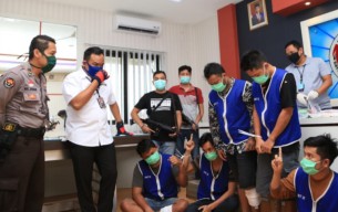 Polrestabes Surabaya Ringkus 6 Pengedar Narkoba