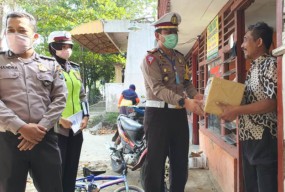 Bantuan Sembako untuk Korban Laka dan Mengalami Cacat