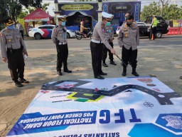 Polda Jatim Pantau Pos di Bojonegoro, Jika Ada Pemudik Diminta Balik