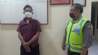 Maling Motor di Benjeng Ketangkap Gara-gara Kecelakaan