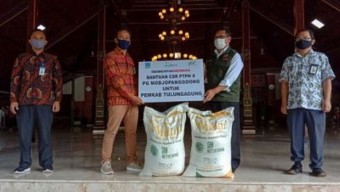 PG Modjoagung Salurkan Gula ke Pemkab Tulungagung