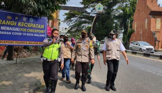 PSBB Malang Berakhir, Polisi Tetap Putar Balik Kendaraan Non Malang