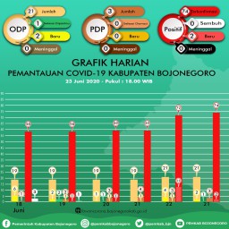 Dua Hari Tak Ada yang Sembuh, Positif Covid-19 di Bojonegoro Tambah 15 Orang