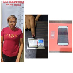 Gadis 19 Tahun Edarkan Sabu-sabu di Gresik