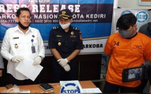 Simpan Ganja 23 Gram, Mahasiswa Kediri Diringkus BNNK