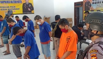 Dua Minggu Polres Blitar Ringkus 9 Pengedar Narkoba