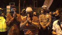 Sembuh Covid, Warga Mojokerto Disambut Tetangganya Bak Pahlawan