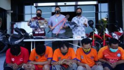 Kawanan Maling Ruko Surabaya Dibekuk Polrestabes Surabaya