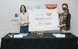 Gandeng UNICEF, Wings Group Bantu Anak-anak Akses Air Bersih