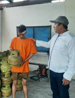 Pemuda Bangilan Tuban Gasak 67 Elpiji di Gresik
