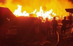 Gudang Kayu Ekspor di Kediri Ludes Terbakar, Kerugian Rp 1,5 Miliar