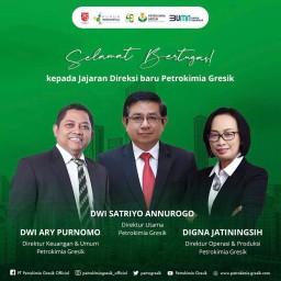Rahmad Pribadi Jabat Dirut PKT, Satryo Dwi Annurogo Jadi Dirut Petrokimia Gresik