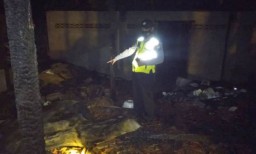 Ditinggal Hajatan, Rumah Janda di Ngawi Terbakar