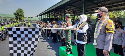 Khofifah: Bermasker Komitmen Kita Bersama Selama Pandemi