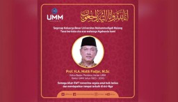 Innalilahi... Ketua BPH UMM Wafat
