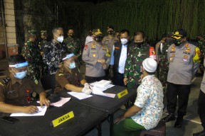 40 Orang Terjaring Razia Masker di Stadion Gejos Dihukum Denda Rp 150 Ribu