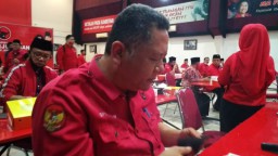 Hadir Saat Pengumuman Rekomendasi Cawalkot Surabaya, Whisnu Sakti: No Comment