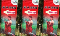 Manfaatkan Momen, Jalur Gowes Gadis Desa Ternyata Milik Oknum 'Ngamen'