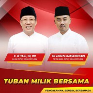 Pasangan Setiajit-Armaya Daftar ke KPUD Tuban Hari Jumat