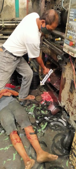 Pekerja Pabrik Plastik di Menganti Tewas Bersimbah Darah di Tempat Kerjanya