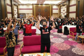 Didukung Aliansi Pemuda Sidoarjo, Cabup Sidoarjo Kelana Aprilianto Janji Besarkan Deltras