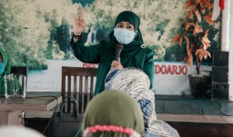 Muslimat Kecamatan Buduran Bulat Mendukung Paslon Nomor 3 Kelana Aprilianto-Dwi Astutik