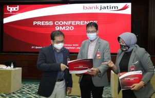 Triwulan III/2020 Penyaluran Kredit Bank Jatim Tumbuh 7,03 Persen