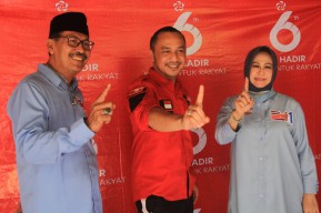 Road Show HUT PSI, Giring Ganesha Kuatkan Dukungan Untuk Kemenangan Handoyo-Astiti di Pilbup Lamongan