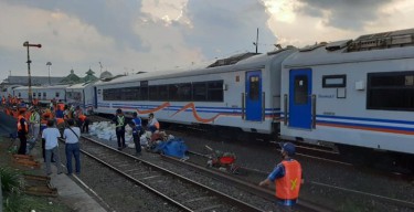 Misterius, 7 Gerbong KA di Stasiun Malang Jalan Sendiri Tanpa Kepala