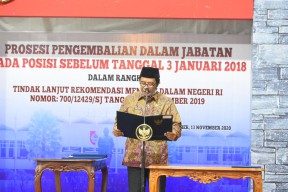 Tindaklanjuti Rekomendasi Mendagri, Plt Bupati Jember Pimpin Pengembalian Jabatan